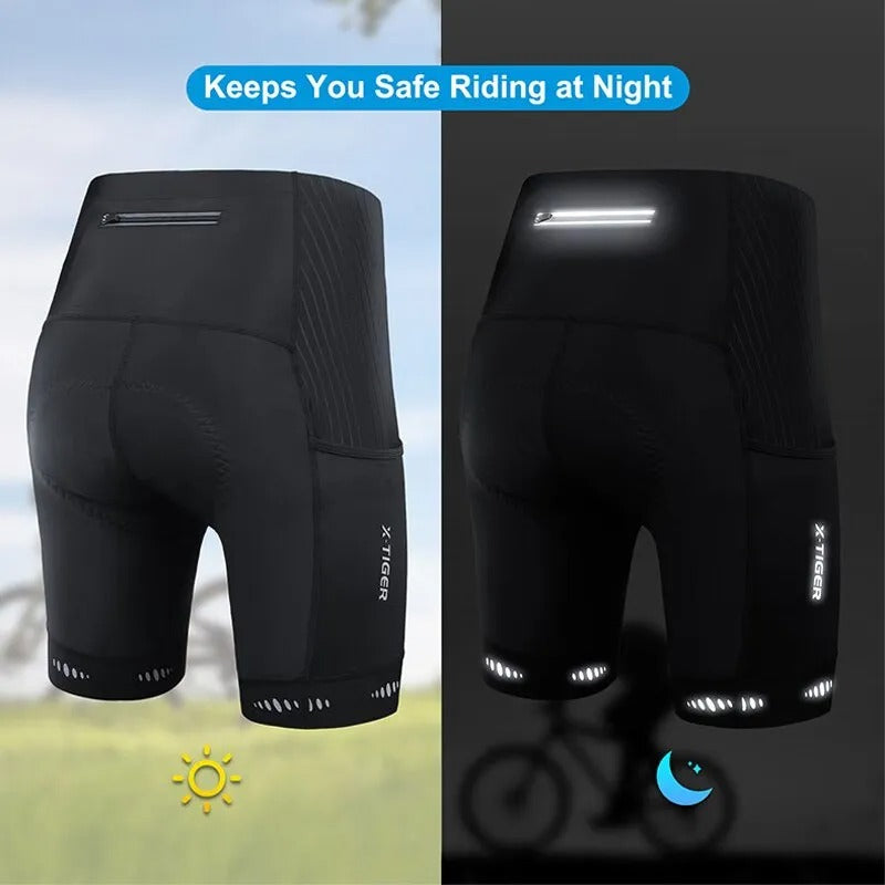 Shorts de Ciclismo com Bolso Traseiro